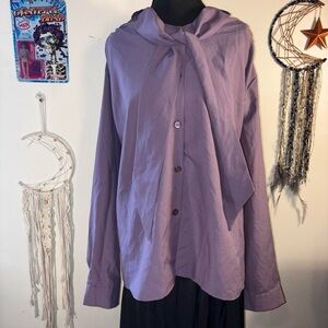 Elegant Purple Button Down Shirt